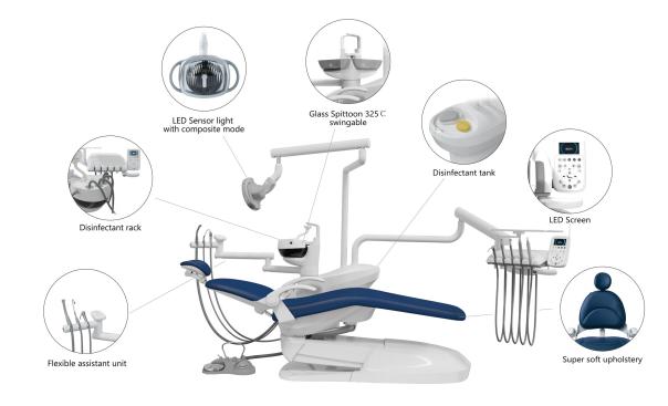 2021 New Version Dental Chair 